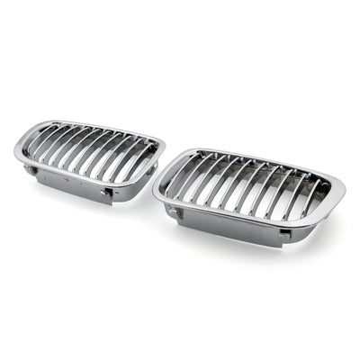 1998-2001 BMW E46 4 puertas 3 Serie 318i/320i/325i/330i/318d/320d Parrilla delantera cromada - 0
