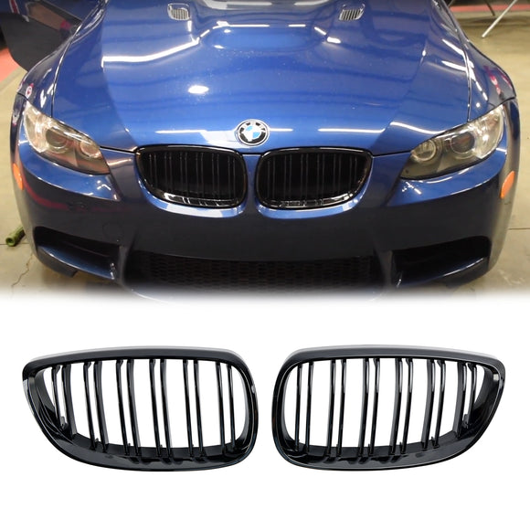 Griglia del rene anteriore BMW Serie 3 M3 (E92/E93) 2008-2013 Griglia nera lucida