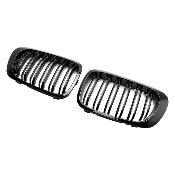 1999-2001 BMW Serie 3 E46 2 porte 323Ci/328Ci/320Ci/325Ci/318Ci Griglia anteriore a doppia linea Griglia nera lucida