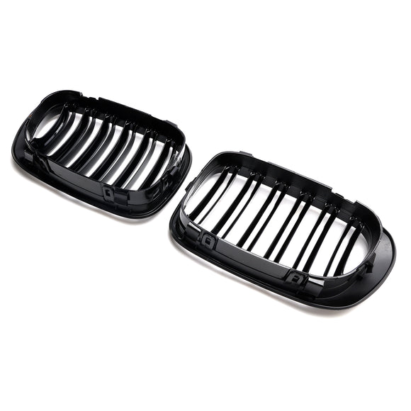 1999-2001 BMW Serie 3 E46 2 porte 323Ci/328Ci/320Ci/325Ci/318Ci Griglia anteriore a doppia linea Griglia nera lucida