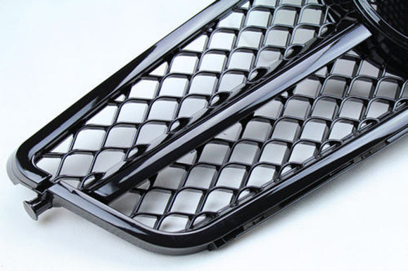 Mercedes Benz 2008-2014 C-Klasse W204 C250 C300 C350 Frontstoßstangengrill Schwarz Ersatzgrill