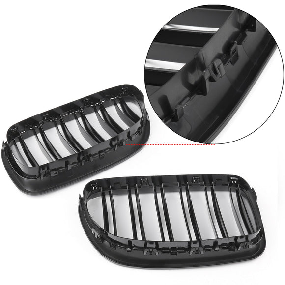 2010-2016 BMW Serie 5 F10/F11/F18 535i/550i/528i/520d/530d/540i Griglia con rene anteriore Griglia nera lucida