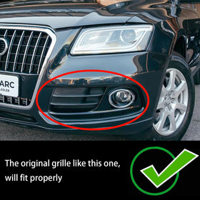 Audi 2013-2017 Q5 versión estándar 8R0807681M 8R0807682J parrilla de luz antiniebla del parachoques delantero - 0