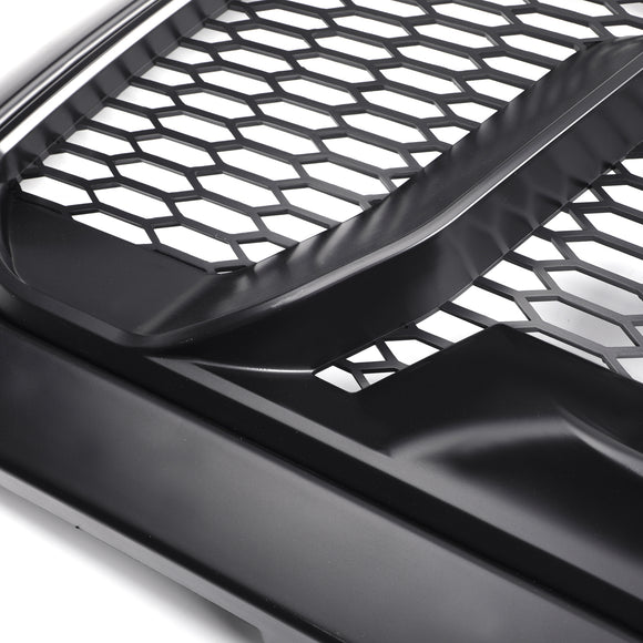 Stile ribelle | Dodge Ram 1500 | Nero opaco | 2013-2018 | Griglia anteriore | Griglia del paraurti del radiatore della presa d'aria + luce a LED
