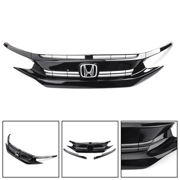 Honda Civic 2 porte Coupé/4 porte berlina 2016-2018 Coupé berlina cofano anteriore griglia griglia palpebra generico