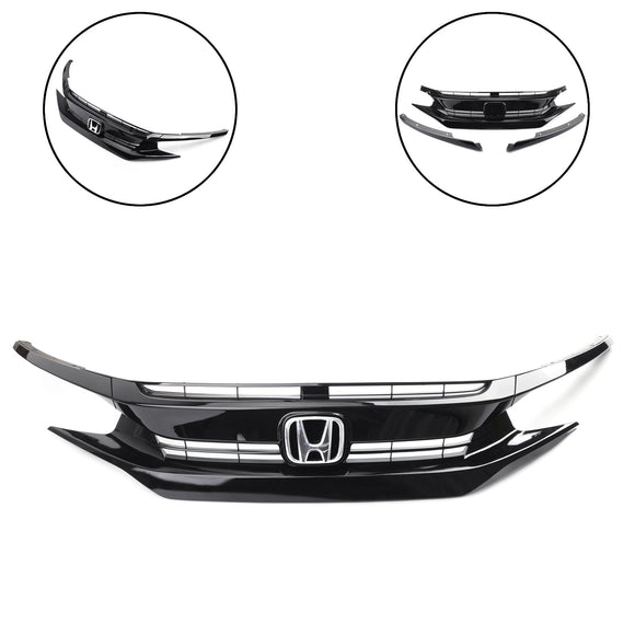 Honda Civic 2 porte Coupé/4 porte berlina 2016-2018 Coupé berlina cofano anteriore griglia griglia palpebra generico