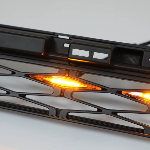Toyota 2014-2019 4Runner TRD Pro 4PCS Griglie per auto in plastica Grill Luci a LED