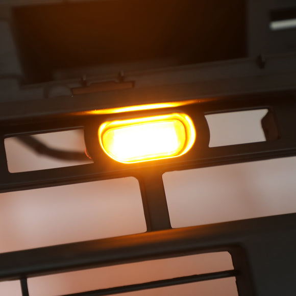 2012-2015 | Toyota Tacoma | Parrilla Trd Pro Style | Negro mate | Rejilla superior de malla negra con LED & Carta