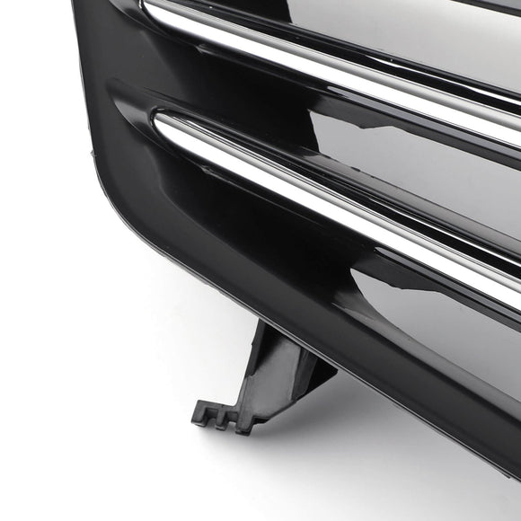 Honda 2011-2012 Accord 4 puertas parachoques delantero superior parrilla cromada capó parrilla de repuesto frontal con emblema