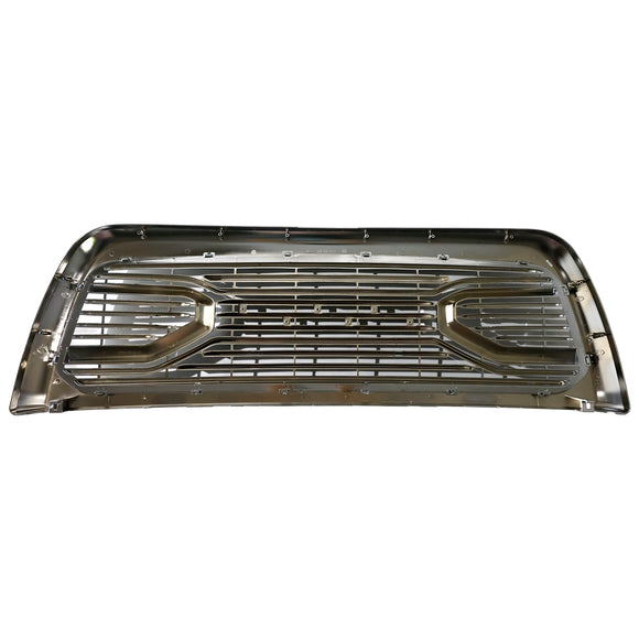 Dodgae Ram 2500 3500 2013-2018 Front Grill Big-Horn Style Front Bumper Glossy Black Grille W/ LED