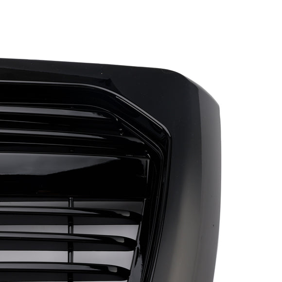 Dodgae Ram 2500 3500 2013-2018 Front Grill Big-Horn Style Front Bumper Glossy Black Grille W/ LED
