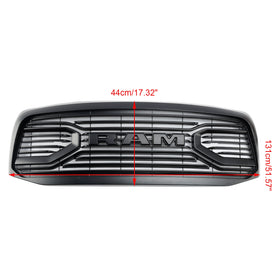 Big Horn-Stil | Dodge Ram 1500 2500 3500 | Schwarzer Kühlergrill | 2006 2007 2008 | Kühlergrill der vorderen Stoßstange - 0