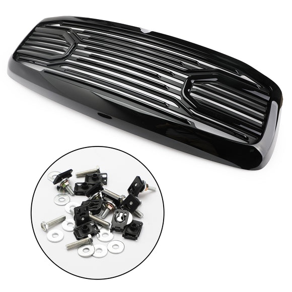 Estilo de cuerno grande | Dodge Ram 1500 2500 3500 | Rejilla Negra | 2006 2007 2008 | Parrilla del radiador del parachoques delantero