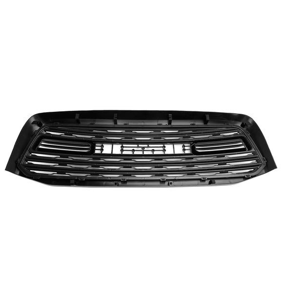 Dodge RAM 1500 2500 3500 2006-2008 Rebel Style Grill Front Bumper Black Replacement Grill W/ LED