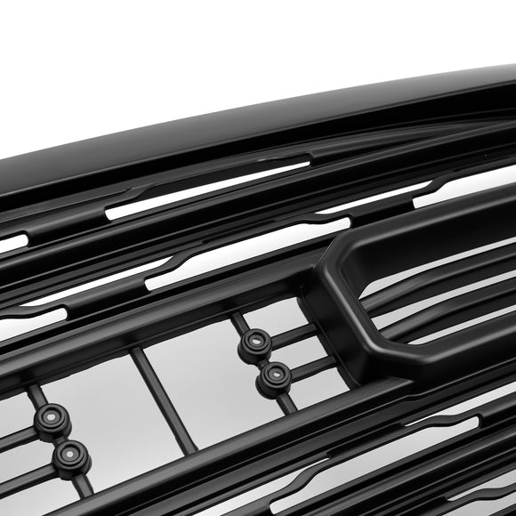 Dodge Ram 1500 2500 3500 2006-2008 LTD Style Grill Front Bumper Black Replacement Grille