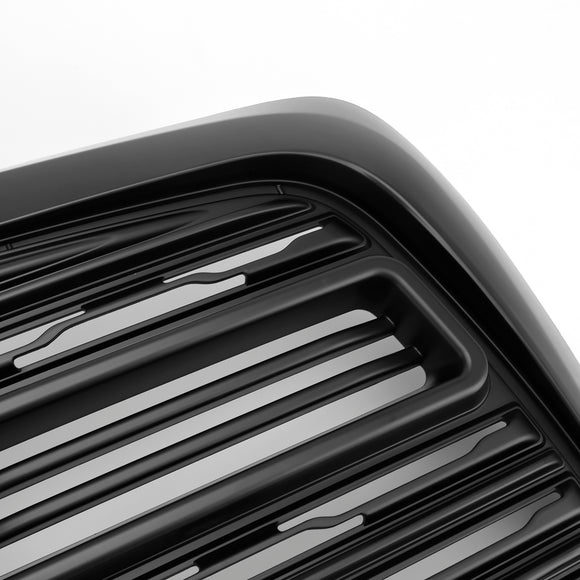 Dodge Ram 1500 2500 3500 2006-2008 LTD Style Grill Front Bumper Black Replacement Grille