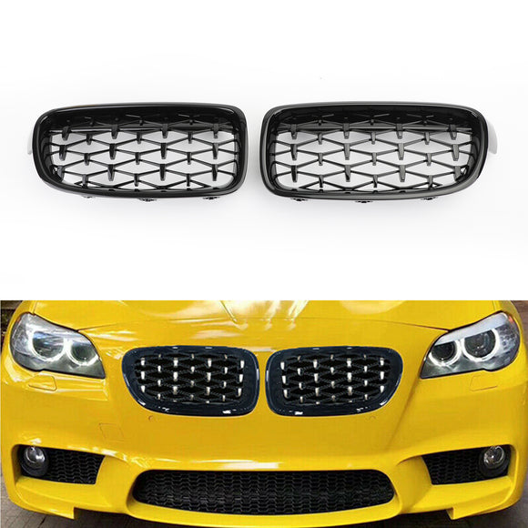 2012–2016 BMW 3er F30 318i/320i/328i/330i/335i/340i/320d vorderer Nierengrill in Chrom/Schwarz