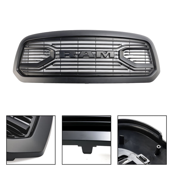 Ram 1500 2013–2018 Chrom-Grill, Big Horn/Rebel Style Frontstoßstangengrill mit LED-Licht