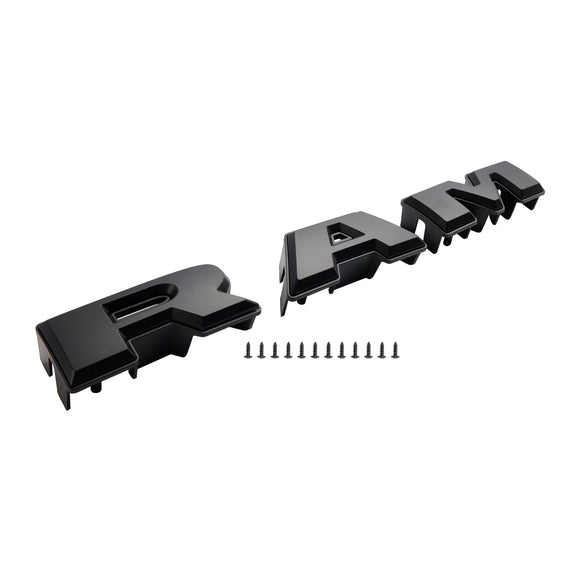 Rejilla clásica estilo Big Horn para Dodge Ram 1500 2019-2023, parrilla de parachoques delantero negra con luz LED