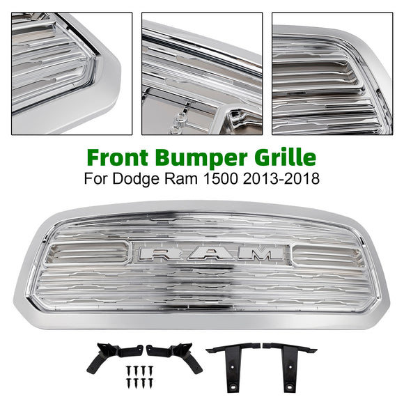 Dodge Ram 1500 2013–2018 Chrome LTD Style Frontstoßstangengrill Ersatzgrill