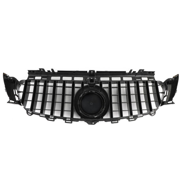 2016-2019 Mercedes Benz W213 E-Class E200 E300 E400 E43 GTR Style Grill Front Glossy Black Grille With Star Emblem