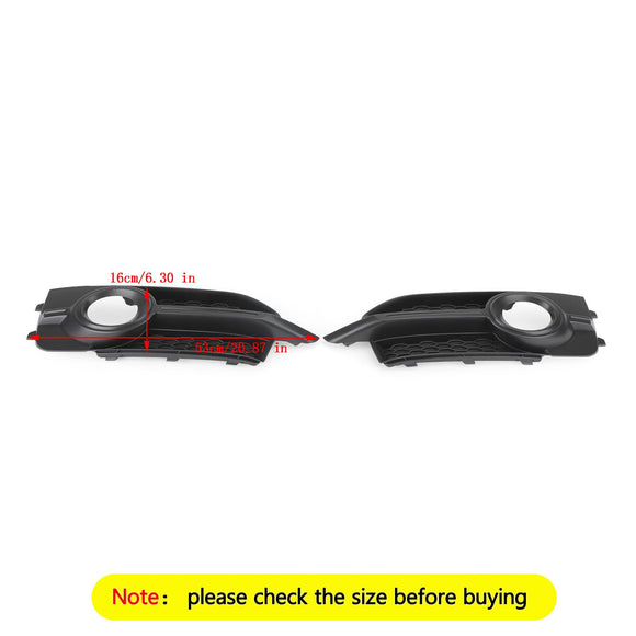 Audi A1 S-Line 8X 2011-2014 2 pezzi paraurti anteriore griglia fendinebbia nera griglia di copertura a nido d'ape 8X0807682B 8X0807681B