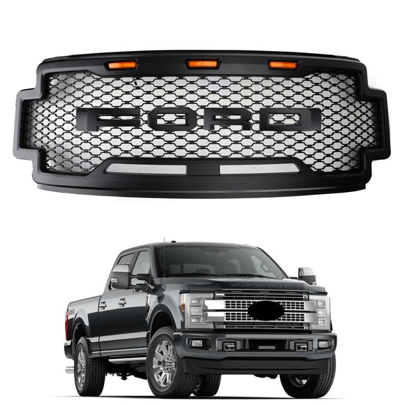 2017–2019 F250 F350 F450 F550 Super Duty Raptor Style Ford Kühlergrill, modischer Ersatzgrill