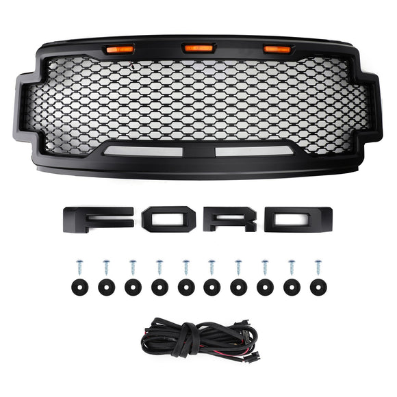 2017–2019 F250 F350 F450 F550 Super Duty Raptor Style Ford Kühlergrill, modischer Ersatzgrill