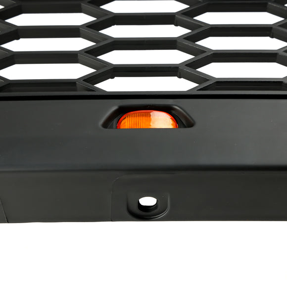 2018-2020 Ford F-150 Raptor Style Front Bumper Grill Replacement Black Grille W/ LED
