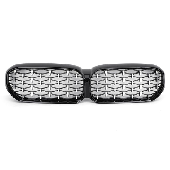2021-2022 BMW Serie 5 G30 G31 G38 530i/540i/530e/M550i/520d Griglia anteriore Doppia griglia nera lucida
