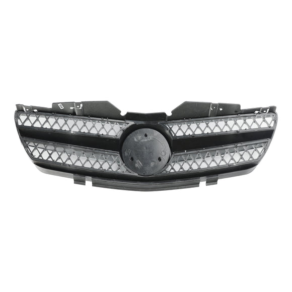 Mercedes Benz 2002-2006 R230 SL Class SL350/500/600/SL55/65 1 Fin Star Grill black Chrome Grille