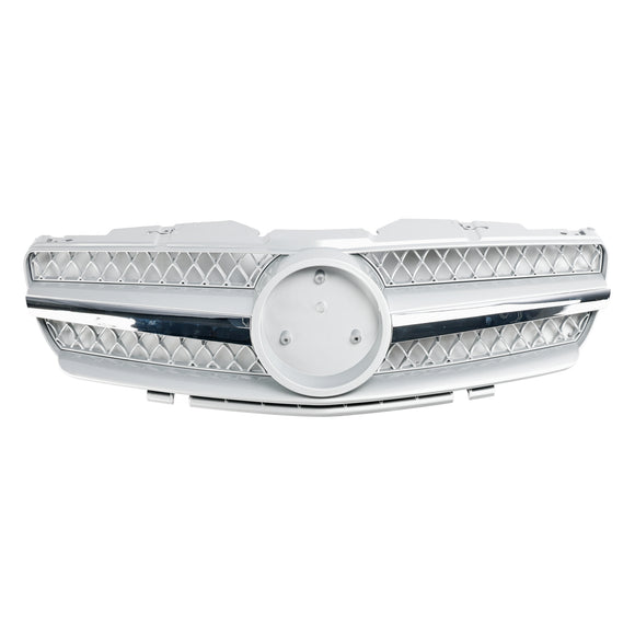 Mercedes Benz 2002-2006 R230 SL Class SL350/500/600/SL55/65 1 Fin Star Grill black Chrome Grille