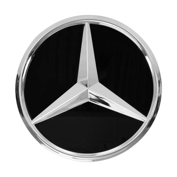Mercedes Benz Clase C 2019-2021 W205 C205 A205 C200/250/300/200d/C43 Parrilla negra con cámara Parrilla estilo GTR