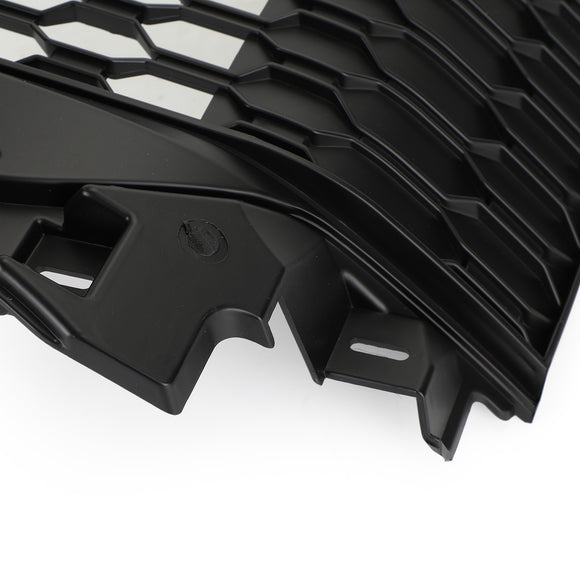 Ford F150 2021 2022 2023 Parrilla estilo Raptor Parachoques delantero Parrilla negra mate en forma de panal con luz LED