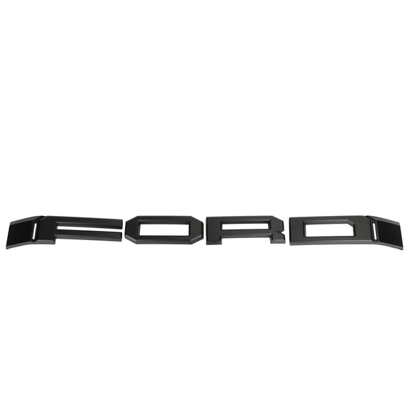 Ford F150 2021 2022 2023 Parrilla estilo Raptor Parachoques delantero Parrilla negra mate en forma de panal con luz LED