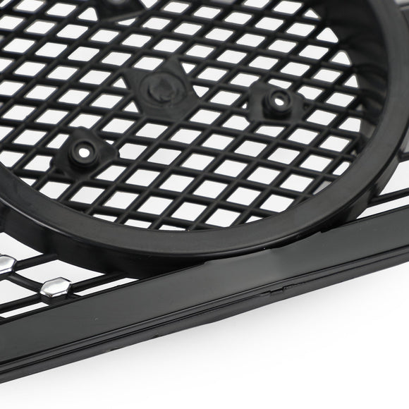 Mercedes-Benz Classe C 2001-2007 W203 Grille de pare-chocs avant de remplacement noire/chromée pour 4 portes