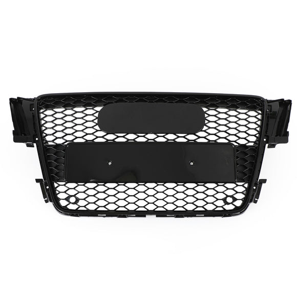 Audi 2008-2012 A5 S5 B8 Griglia sostitutiva RS5 Style Hood Honeycomb Sport Mesh Griglia nera
