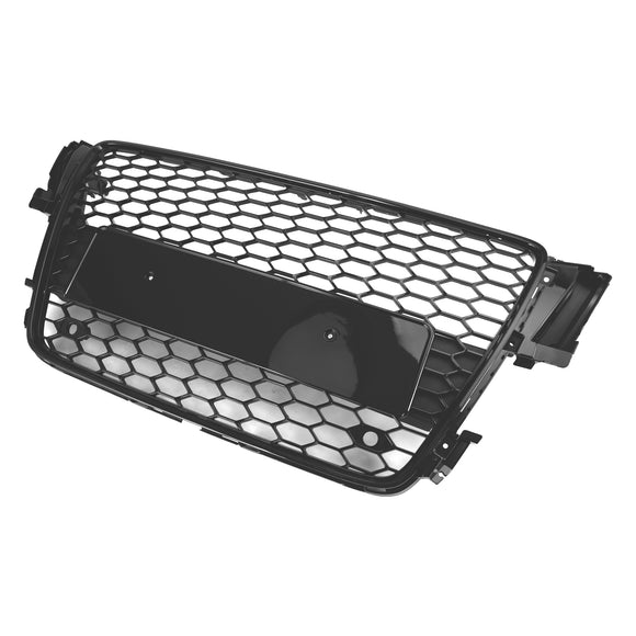 2008-2012 Audi A5 / S5 B8 RS5 Style Hood Honeycomb Sport mesh Grill Replacement Black Grille
