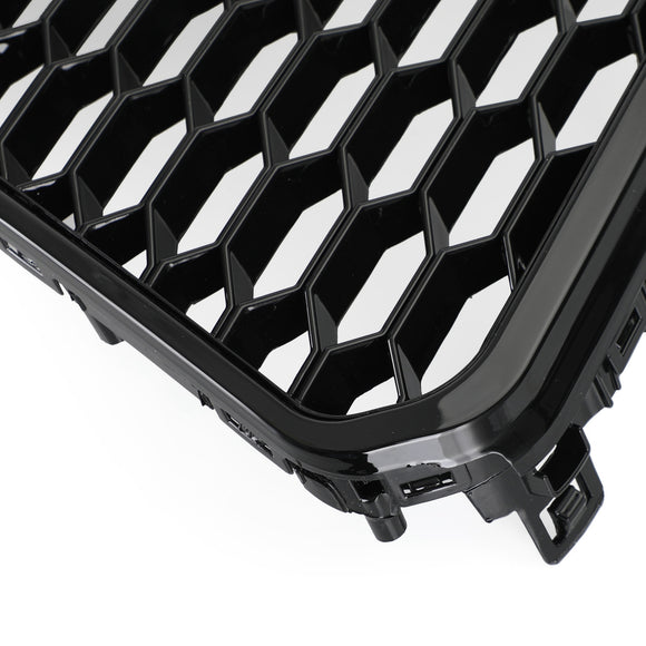 2010-2015 Audi A7/A7 S Line/S7 RS7 Style calandre nid d'abeille sport pare-chocs avant calandre noire brillante