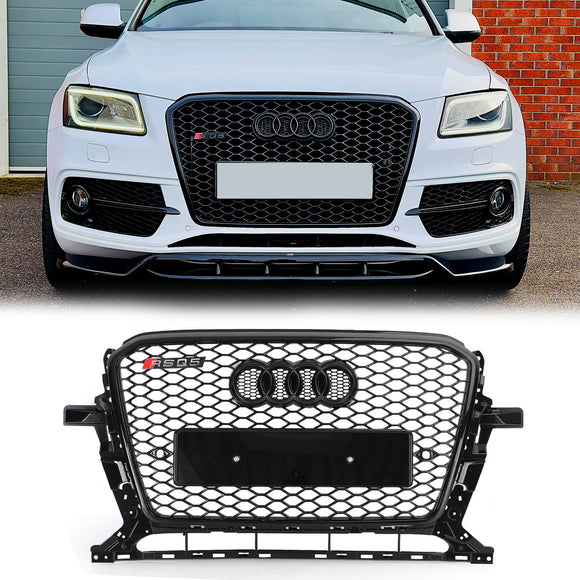 Parrilla de repuesto para parachoques delantero estilo Audi Q5 SQ5 8R RSQ5/SQ5/Q5 2013-2017