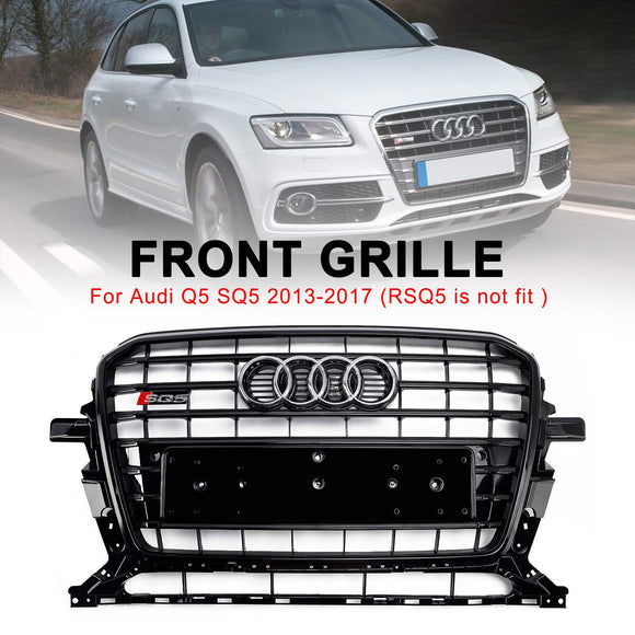 Parrilla de repuesto para parachoques delantero estilo Audi Q5 SQ5 8R RSQ5/SQ5/Q5 2013-2017