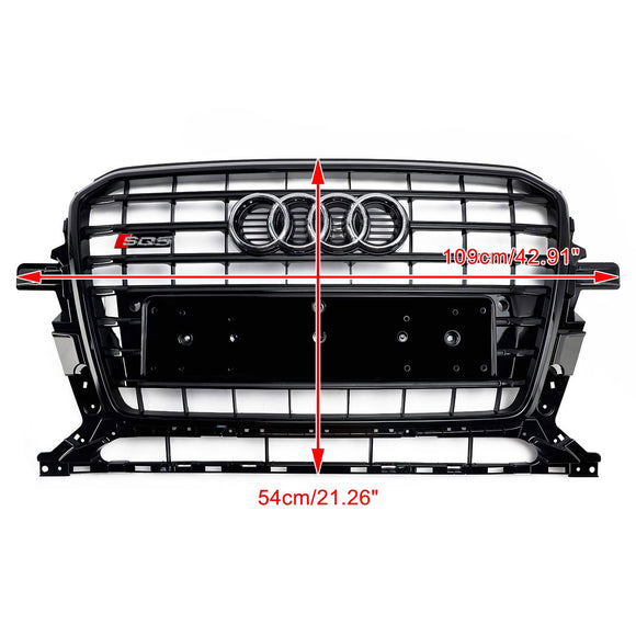 Parrilla de repuesto para parachoques delantero estilo Audi Q5 SQ5 8R RSQ5/SQ5/Q5 2013-2017