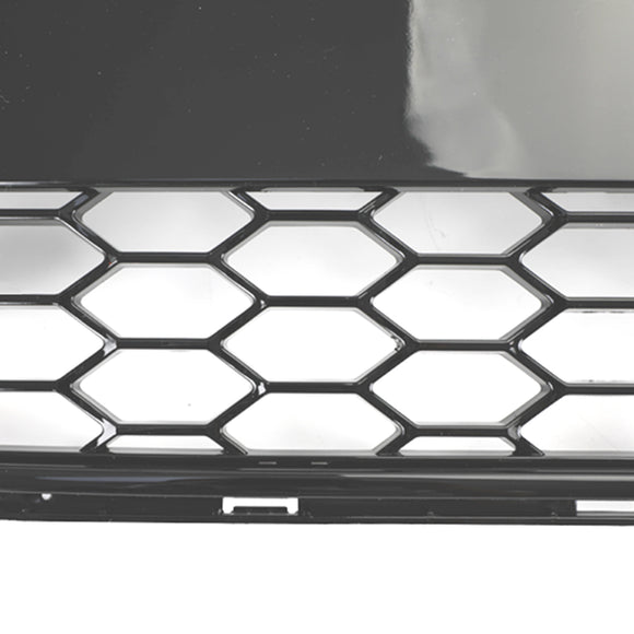 2008-2012 Audi A4/A4 Avant/S4 B8 RS4 Estilo Honeycomb Sport Mesh Hex Grill Parrilla negra brillante