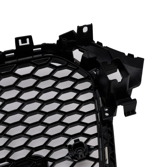 2013-2016  Audi A4 / A4 Sline / S4 RS4 Quattro Style Grill Front Bumper Black Grille W/ Black Emblem
