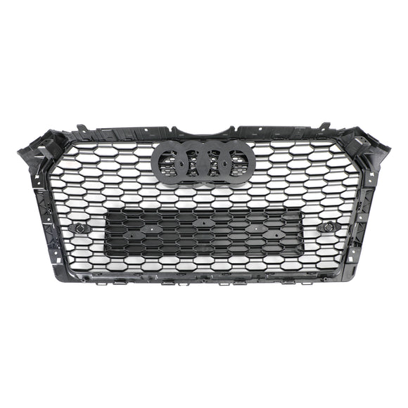 Audi A4/S4 B9 2016-2019 Griglia a nido d'ape RS4 Style Mesh Griglia esagonale sostitutiva Griglia nera