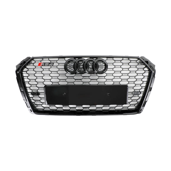 Audi A4/S4 B9 2016-2019 Griglia a nido d'ape RS4 Style Mesh Griglia esagonale sostitutiva Griglia nera