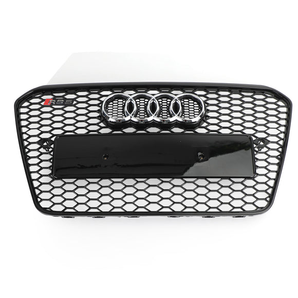 Audi A5/A5 Sline/S5 B8.5 2012-2016 RS5/S5 Style Griglia Paraurti Anteriore Griglia Nera Lucida