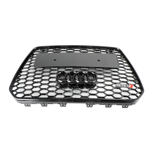 2012–2016 Audi A5/S5 B8.5 RS5 Style Honeycomb Mesh Front Bumper Grill Black Grille
