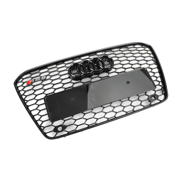2012–2016 Audi A5/S5 B8.5 RS5 Style Honeycomb Mesh Front Bumper Grill Black Grille