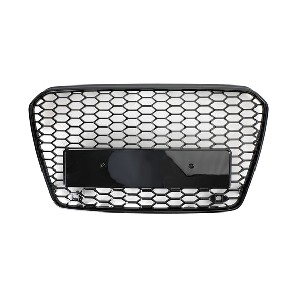 Audi 2012-2016 A5 S5 B8.5 Reemplazo de parrilla RS5 Estilo Honeycomb Hex Mesh Parachoques delantero Parrilla negra